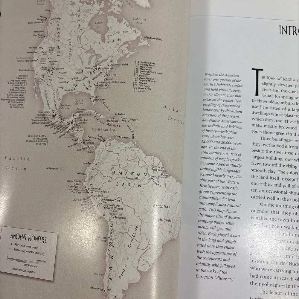 National Geographic Book Lot Ancient Pioneers 1st Americans Americas Backcountry